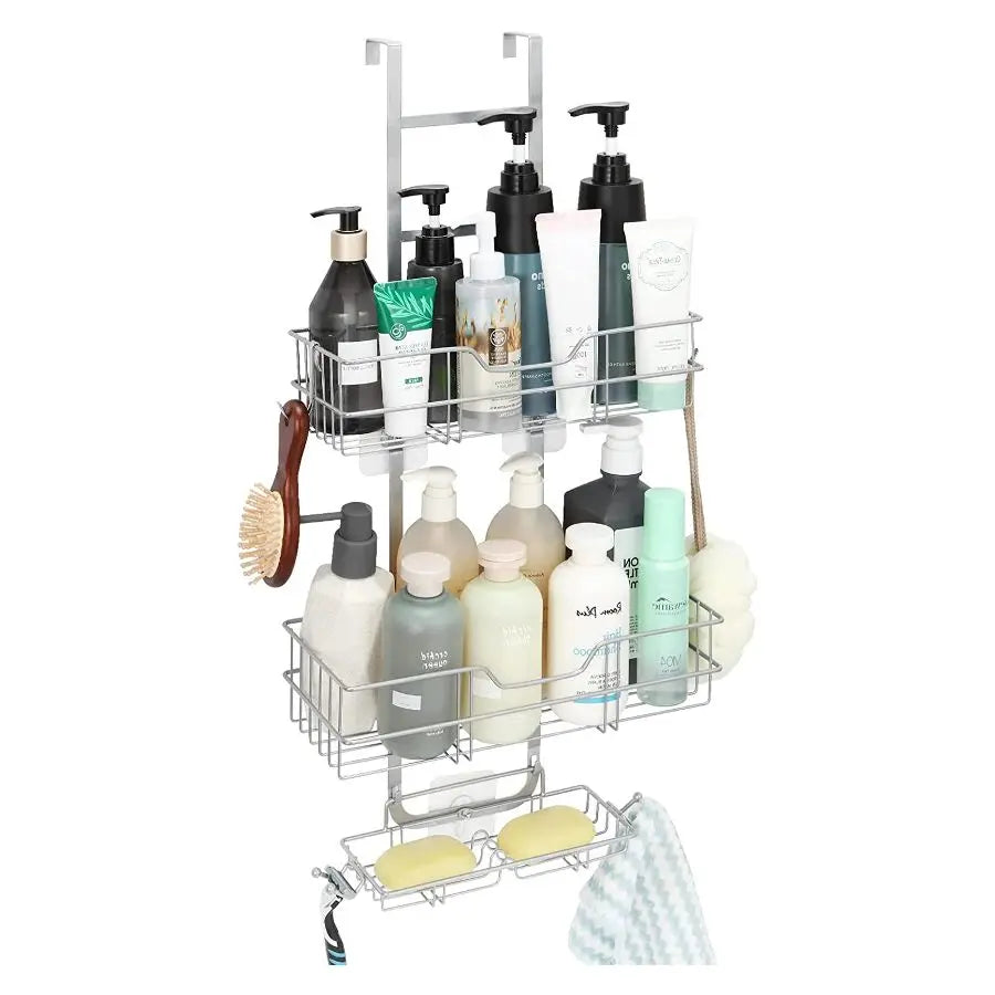 Over the Door Hanging Shower Caddy Rustproof