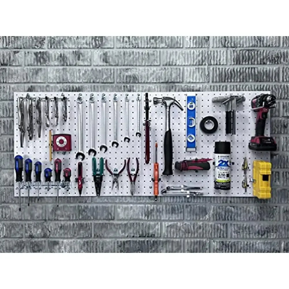 Pegboard Hooks kit Bins System Organization Storage