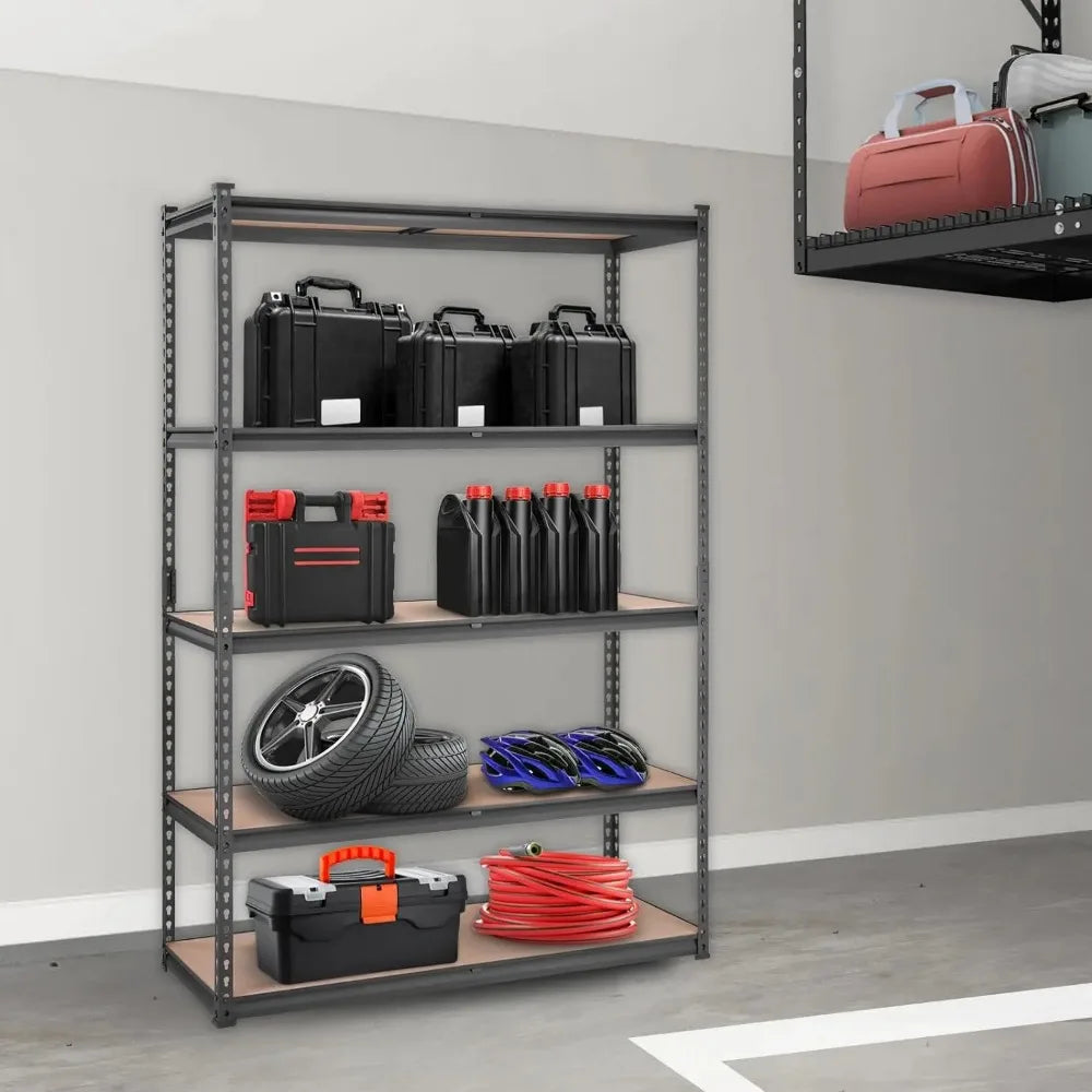 Storage Shelving Unit, 5-Tier Adjustable, 2000 lbs Capacity