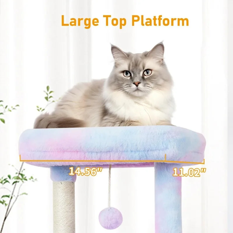 Cat Tree Tower Condo with Sisal Scratching Post