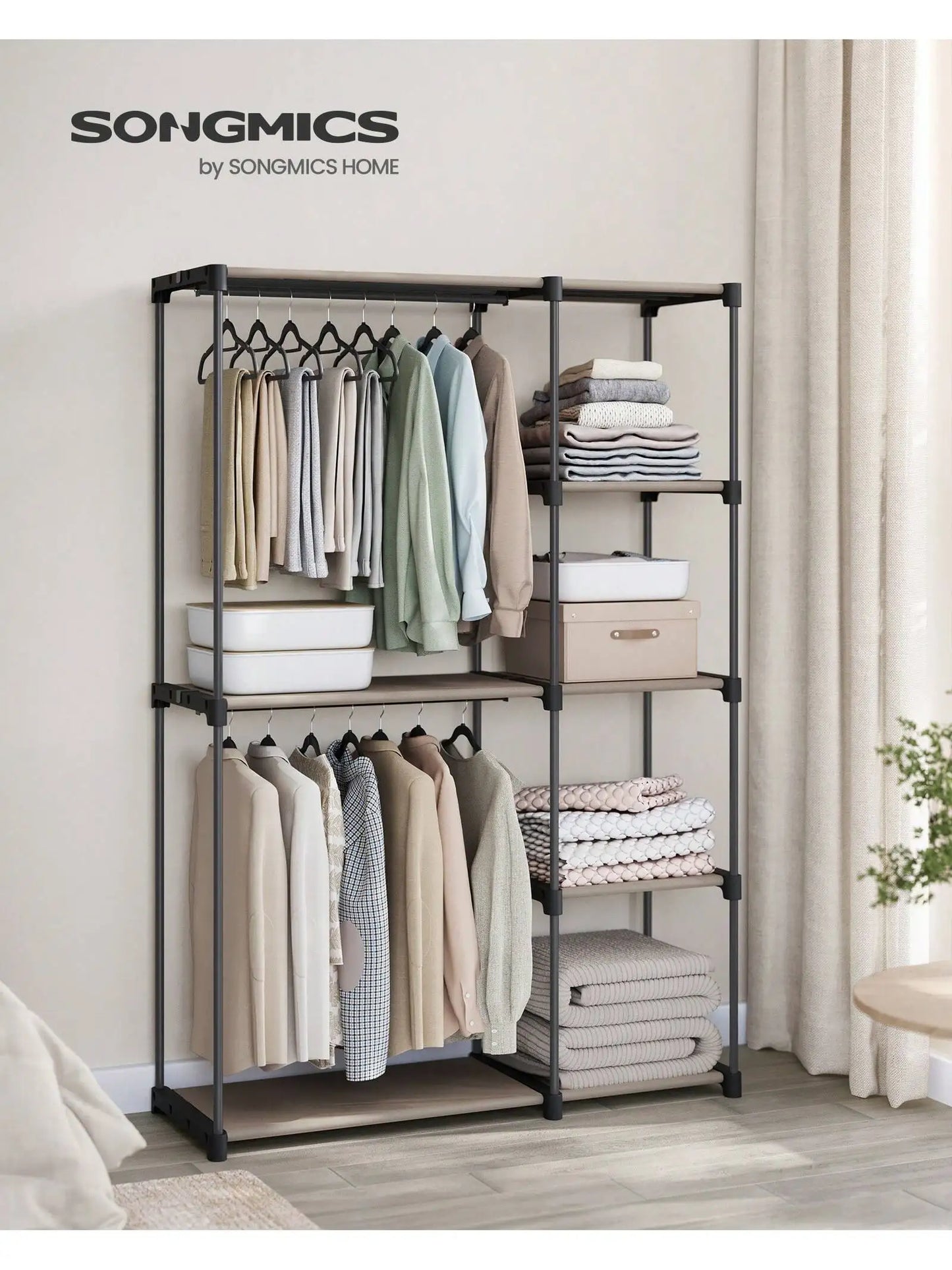 SONGMICS Portable Closet, Freestanding Closet Organizer