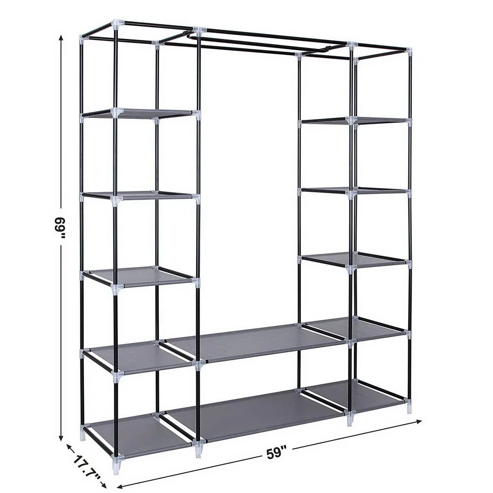 Closet Organizer Modular Wardrobe System with Shelves