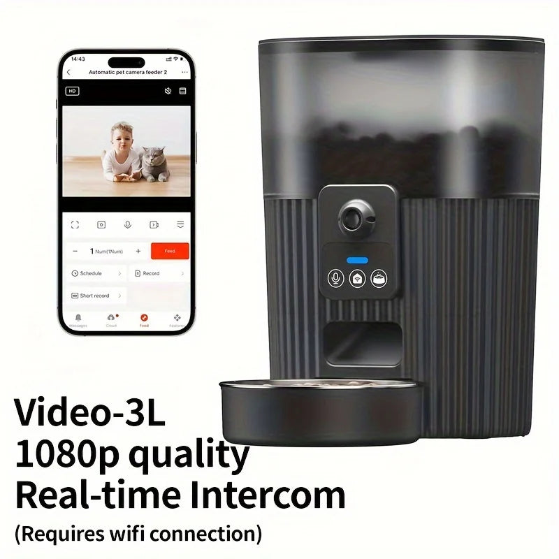 Cat Automatic Feeding Machine Wifi Remote