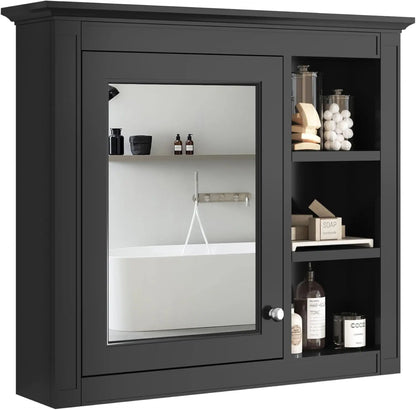 Bathroom Medicine Cabinet with Mirror Wall Mounted