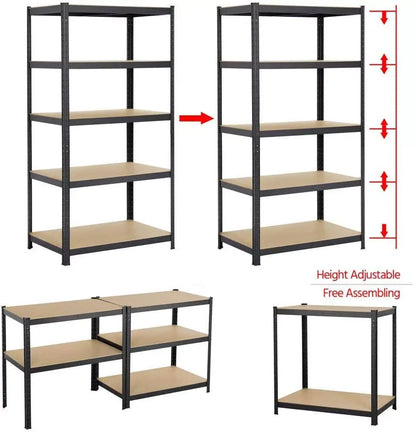 Garage Metal Shelving Units,5 Tier Boltless