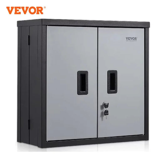 VEVOR Foldable Metal Wall Cabinet  Adjustable Shelf