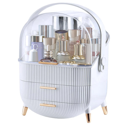 Makeup Storage Organizer, Skincare Organizers With Transparent Lid