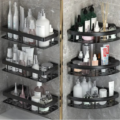 Aluminum Alloy Shower Shelf Bathroom Storage Organizer