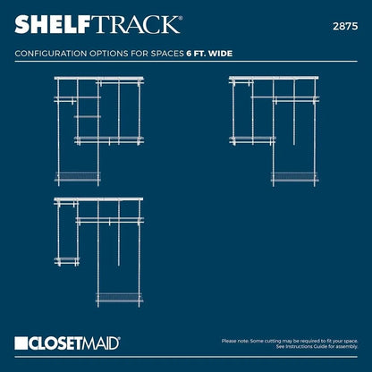 ClosetMaid ShelfTrack Wire Closet Organizer System