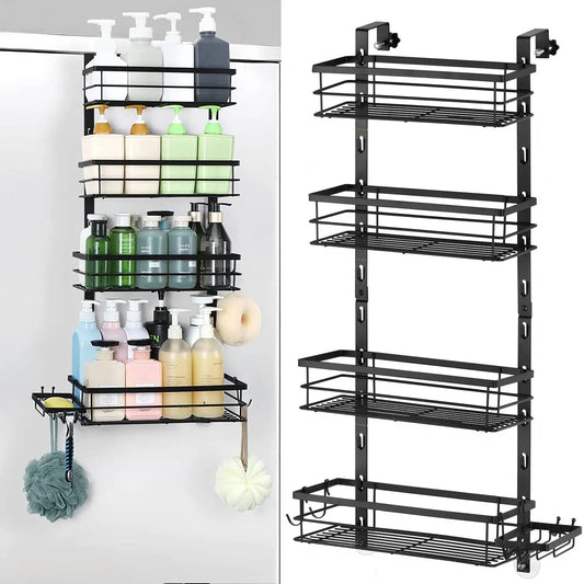 Bathroom Organizer Basket For Behind The Door