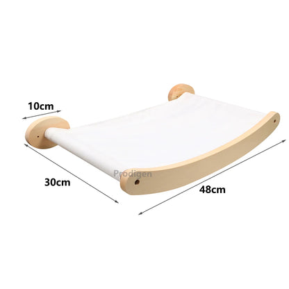 Cat Climbing Wall Mounted Shelves And Hammock