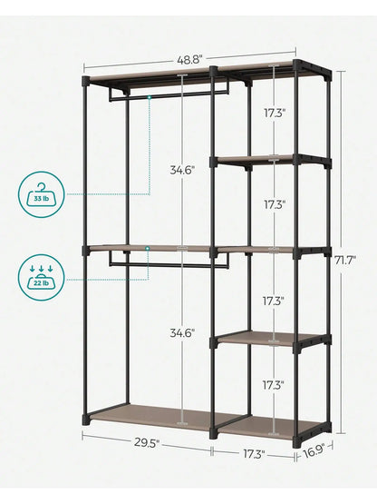 SONGMICS Portable Closet, Freestanding Closet Organizer