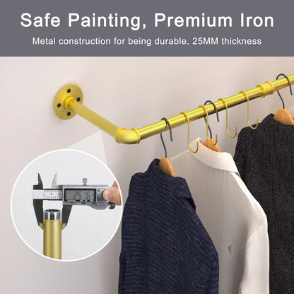 Wall Mounted Clothes Rack For Hanging Clothes