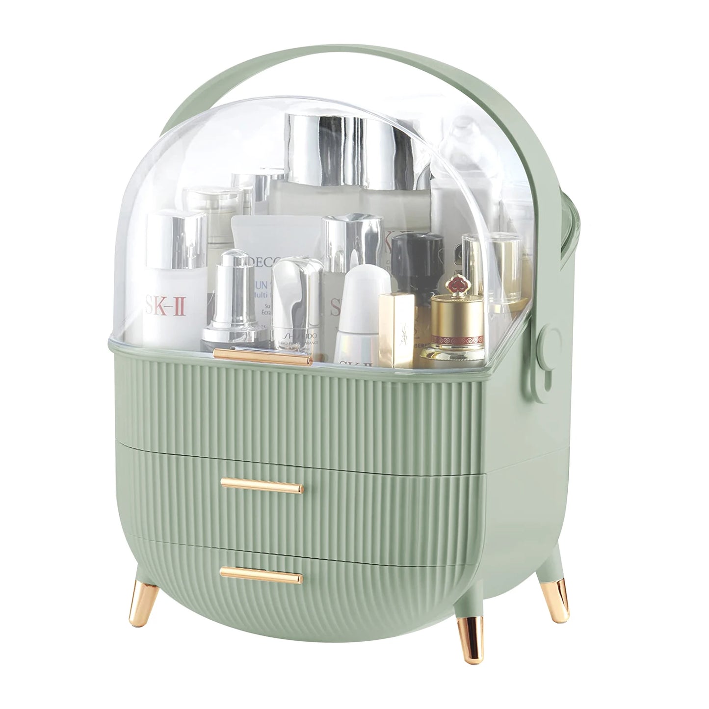 Makeup Storage Organizer, Skincare Organizers With Transparent Lid