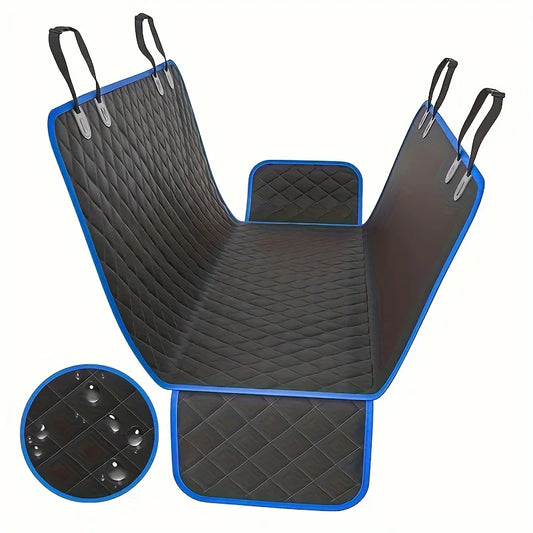 Black Pet Car Mat  Waterproof  Stain Resistant Protects Car Interior