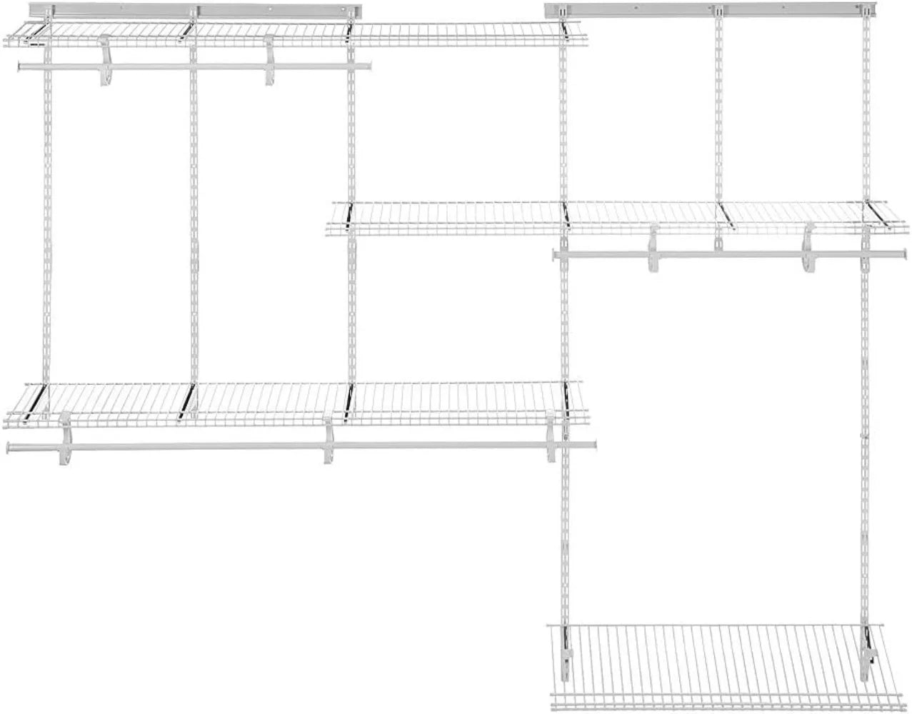 ClosetMaid ShelfTrack Wire Closet Organizer System